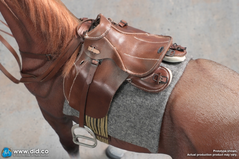  Product image 8 of the product “Anselm - WW II German - Brown WWII German War Horse (Standing)- in 1:6 ”