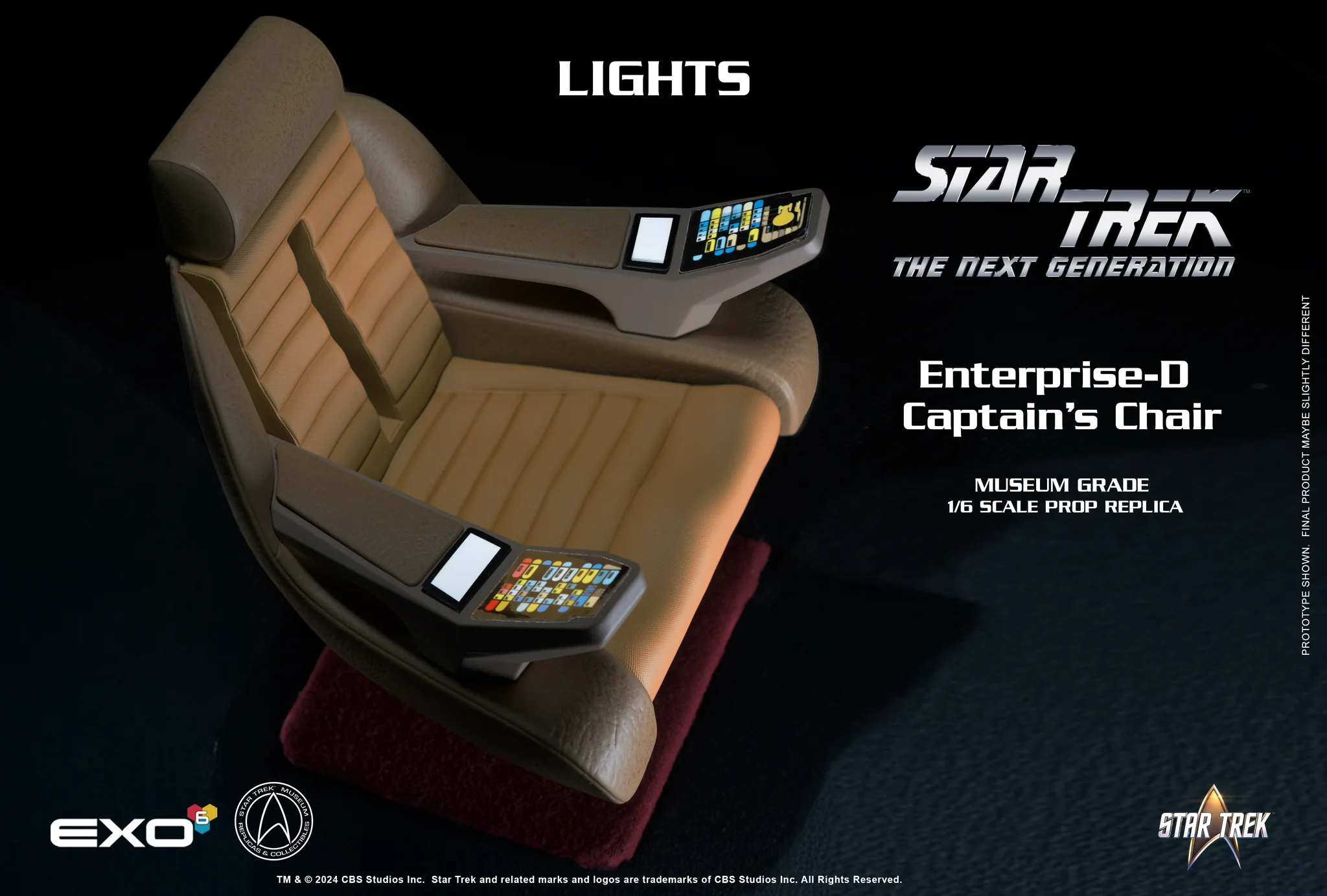  Artikelbild 8 des Artikels “Enterprise-D Captain’s Chair 1:6 “
