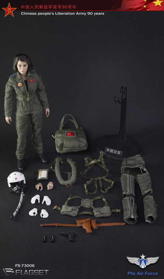  Artikelbild 8 des Artikels “Female PLA Air Force Pilot  1/6 Set “