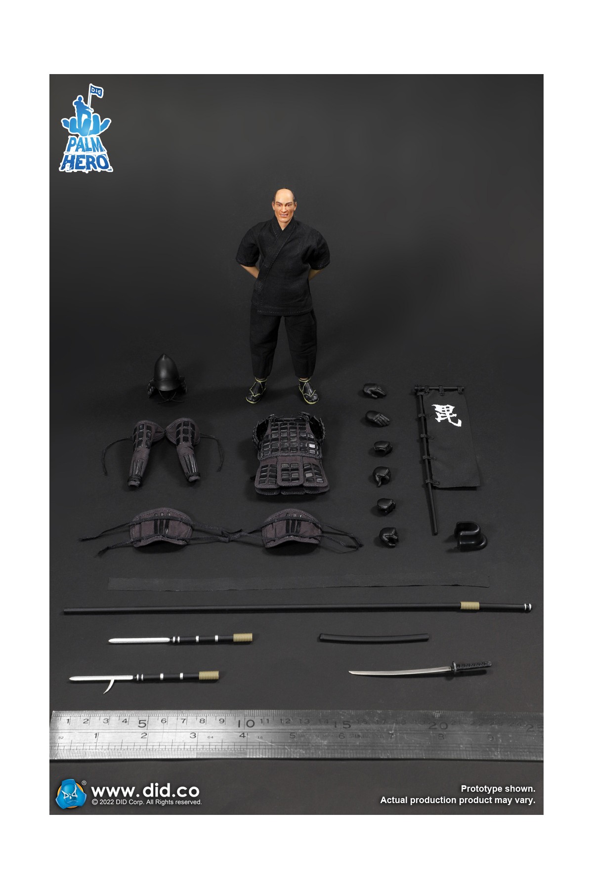  Artikelbild 8 des Artikels “1/12 Palm Hero Series Japan Sengoku Soldier (Black) “