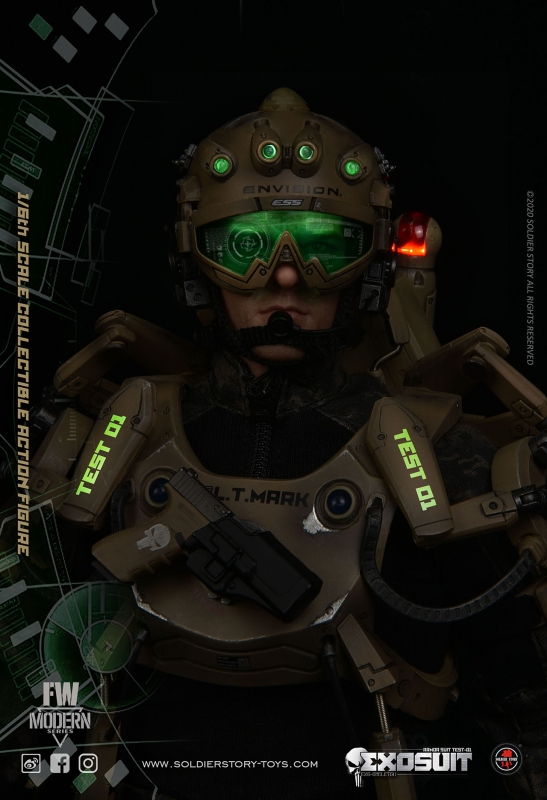 Artikelbild 8 des Artikels “EXO SKELETON - Armor Suit Test-01 - in 1/6 scale “