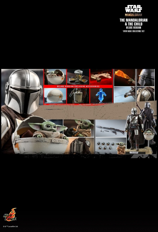  Product image 8 of the product “Star Wars: The Mandalorian - 1/6th scale The Mandalorian and the Child - Deluxe Version ”