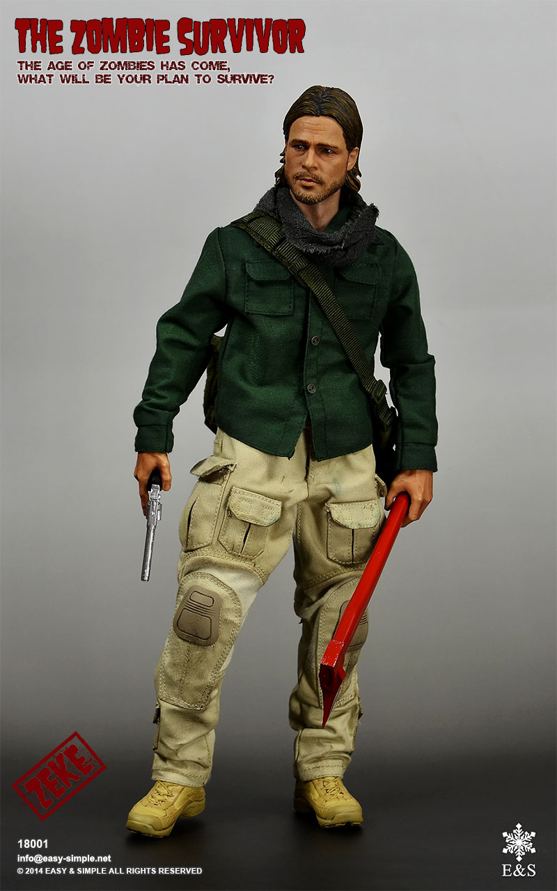  Artikelbild 8 des Artikels “The Zombie Survivor 1:6 Set mit Kopf “