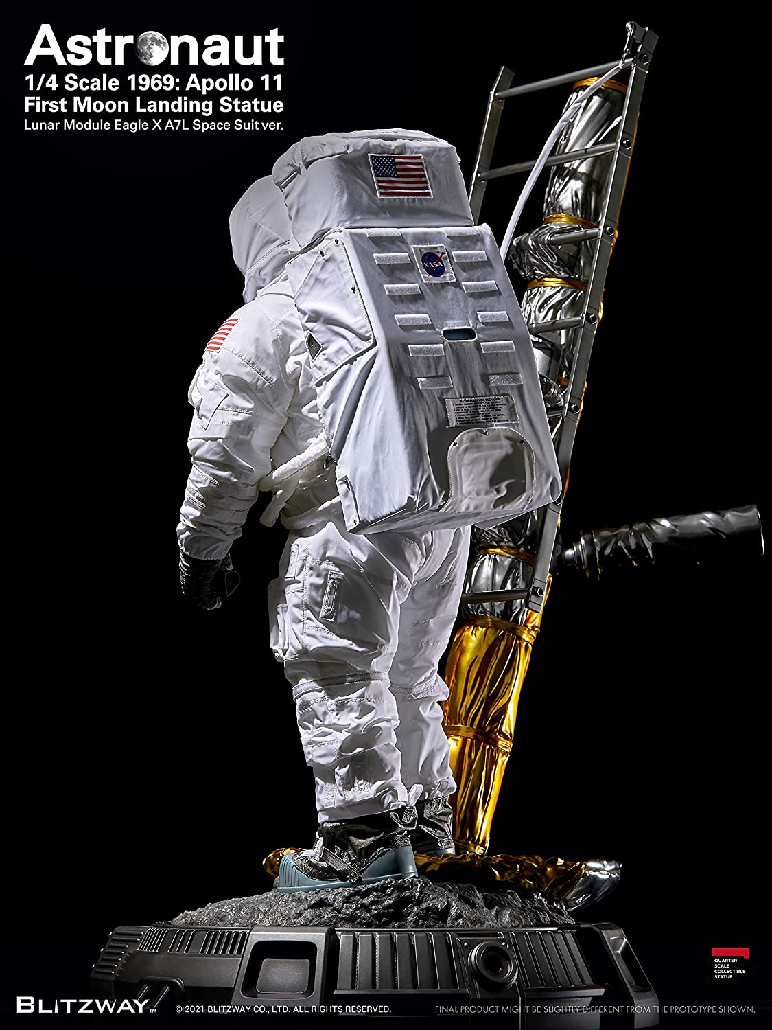  Artikelbild 9 des Artikels “1/4th Real Astronaut (Apollo 11 : LM-5 A7L Version), “