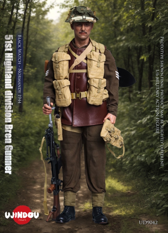  Artikelbild 9 des Artikels “WWII British Army -Black Watch - 51st Highland Division Bren Gunner - in 1/6 scale “