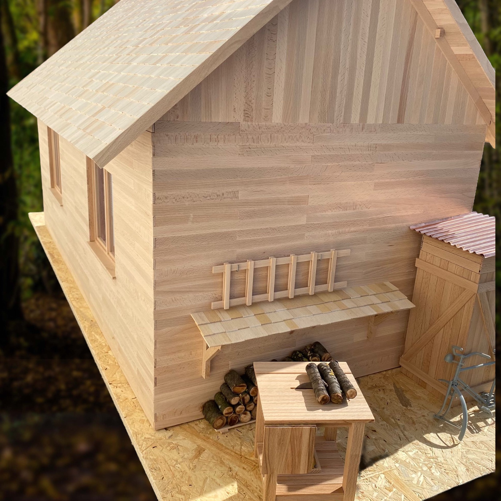  Product image 9 of the product “German Wachhaus  1/6 (made of Wood) ”