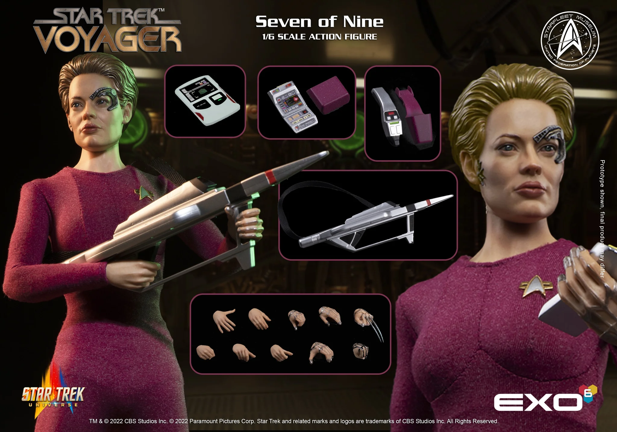  Product image 9 of the product “Seven of nine - Star Trek: Voyager - Star Trek: Voyager - 1:6 scale ”